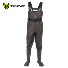 TideWe коричневый забродный костюм Водонепроницаемый 2-х слойный нейлон/ПВХ многофункциональные рыболовные охотничьи сапоги брюки для Для мужчин и Для женщин