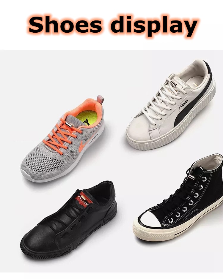 Эластичные шнурки, 1 пара, тянущиеся шнурки для детей и взрослых, на туфли и кроссовки, 21 цвет
