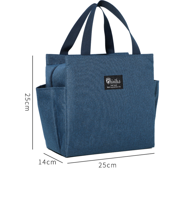 Многофункциональная вместительная сумка-холодильник, водонепроницаемая портативная Термосумка из ткани Оксфорд на молнии для обеда, Женский Ланч-бокс, сумка для пикника