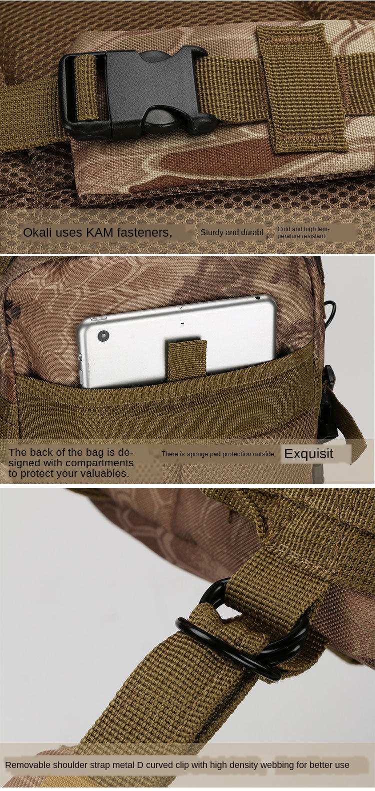 Спортивный походный рюкзак Lawaia, Тактический Военный Ранец для активного отдыха, походов, охоты, 30 л