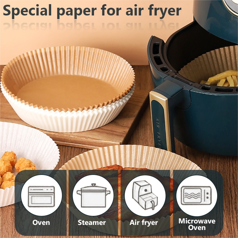 Бумажная фритюрница для кухни, специальные бумажные аксессуары для выпечки, маслостойкая бумага для фритюрницы, бумаги для фритюрницы в духовке